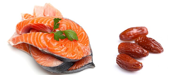 Fish and dates to increase the potency of males